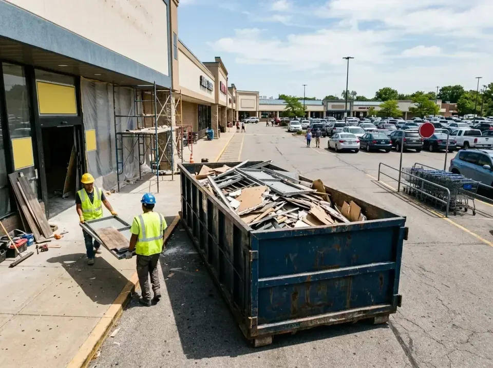 retail-store-renovation-debris-003 — frequently asked questions, Roll-off Dumpster Rentals in Virden, IL